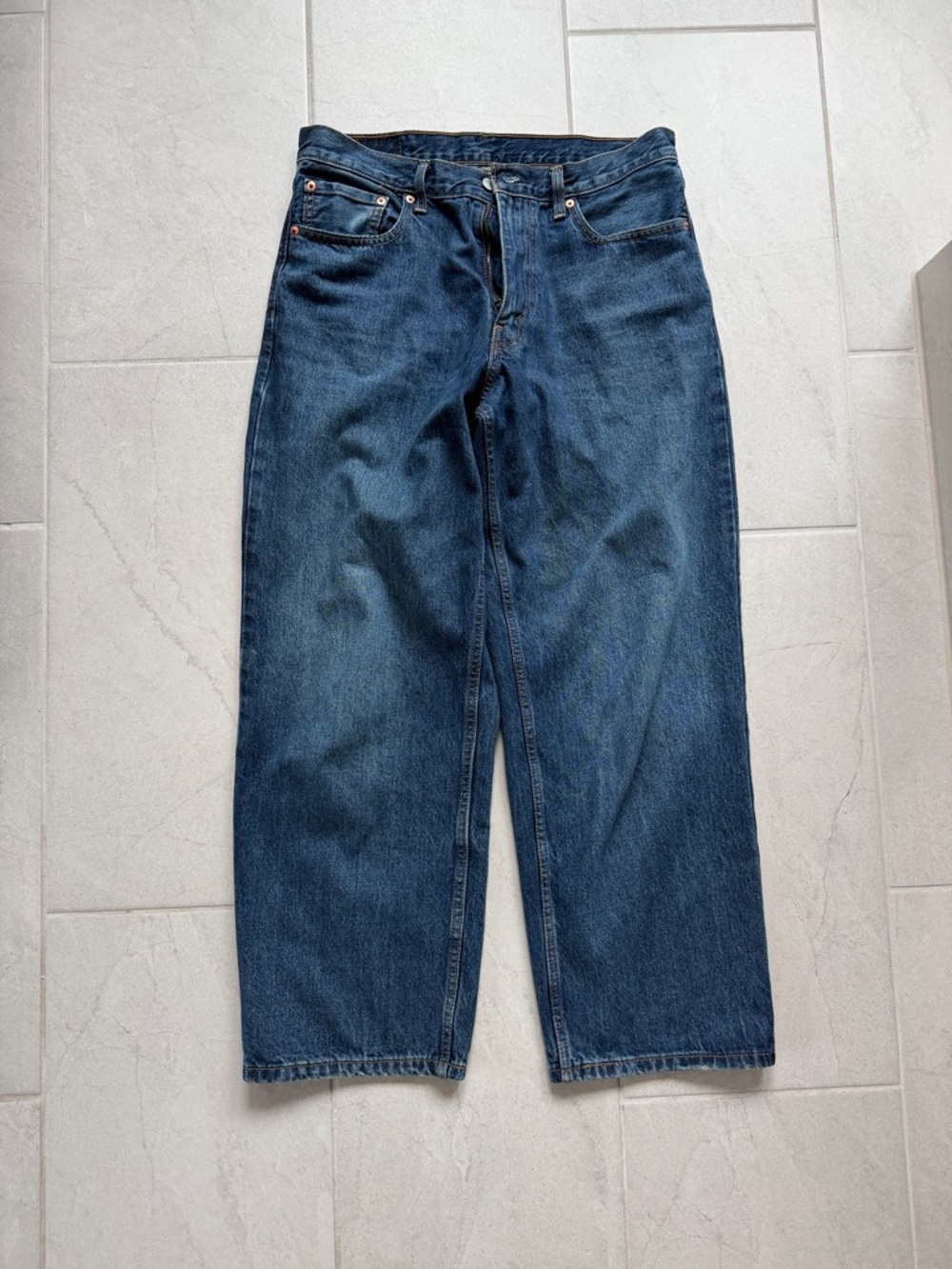 Levi's Baggy 578s - Dark Blue Jeans